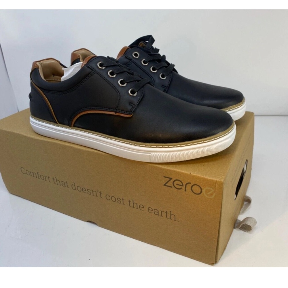 Digger Zeroe BETTS Shoes Casual Sneakers Size 7 Men Australian Sustainable Black - Picture 3 of 10